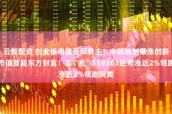云智配资 创业板市值亚军易主！中际旭创暴涨创新高，市值首超东方财富！高“光”159363逆市涨近2%领跑同类